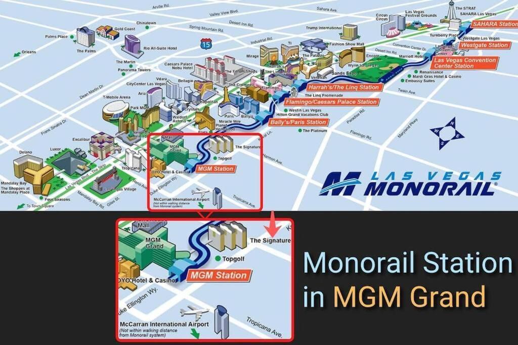 32Nd Flr Penthouse @Mgm Signature 1Bed, No Fee Лас Вегас Екстериор снимка